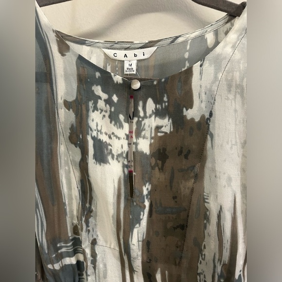 CAbi 651 painted tunic sheer medium - Picture 3 of 12